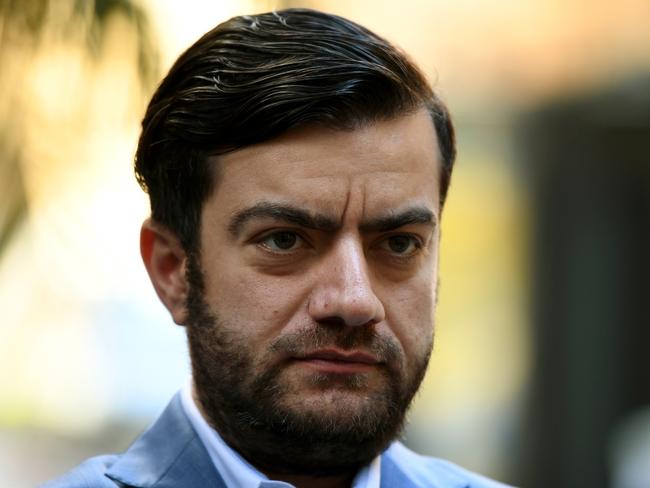 Sam Dastyari had left his social media accounts in the hands of a proxy while on I’m A Celebrity. Picture: AAP/Joel Carrett