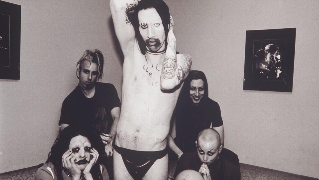 Manson’s onstage antics have been shocking fans for years. Picture: Supplied.