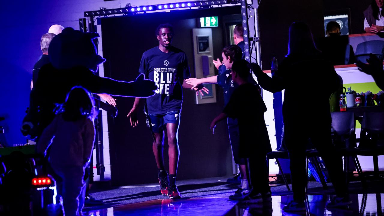 Marach Marach was a spark off the bench with 12 points. Picture: Ian Knight/NBL1 South
