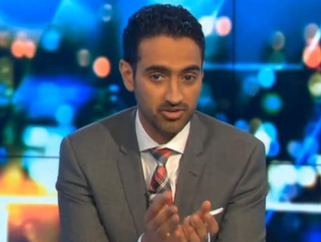 Waleed Aly speaks against ISIL/ISIS on The Project. Picture: The Project