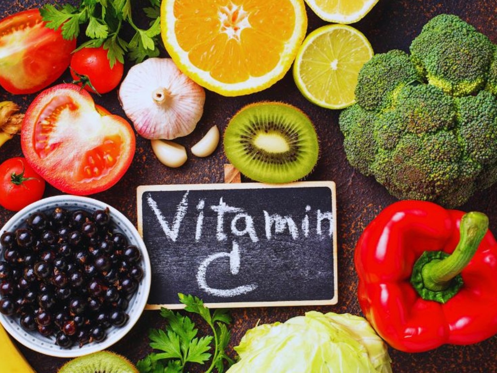 Vitamin C is found in fruit and vegies like oranges and capsicum.