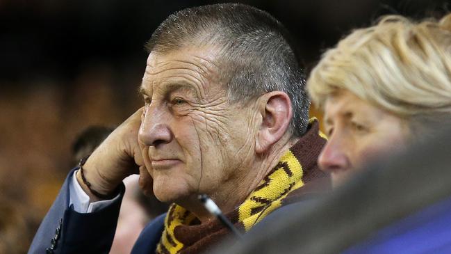 Hawthorn president Jeff Kennett has told members the club will play the kids. Picture: Michael Klein