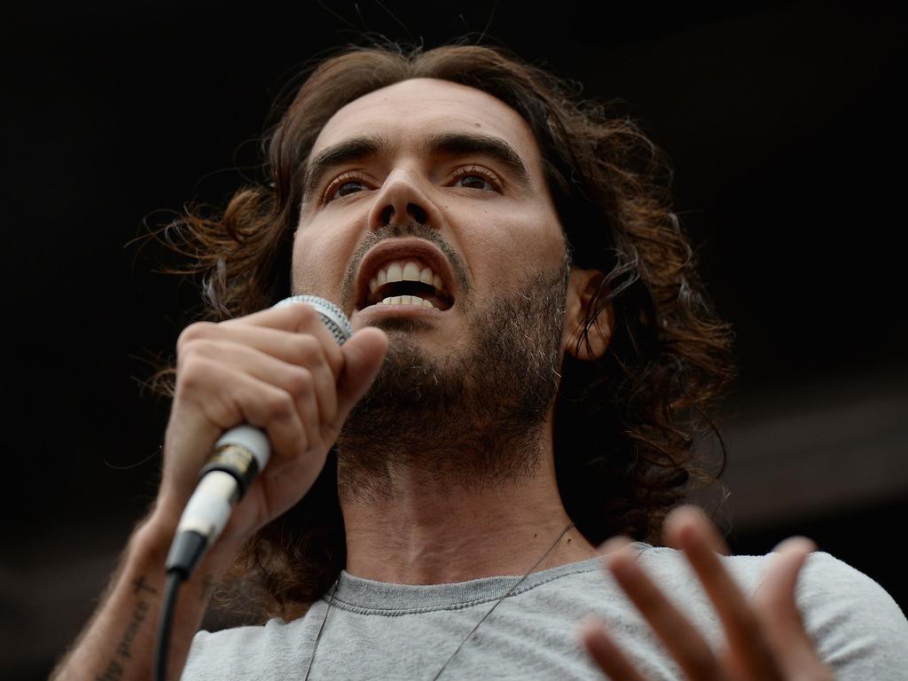 Comedian Russell Brand denies all allegations of wrongdoing following rape and sex attack claims. Picture: Getty Images.