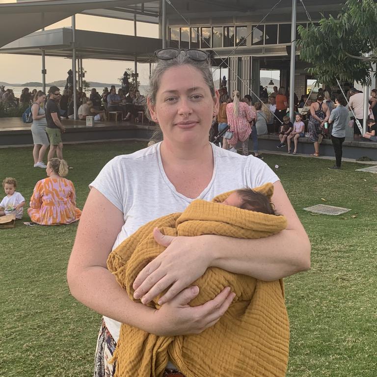 West Stowe mother, Tina Vee had plans to stay in Rockhampton ahead of her daughter’s birth, however, she went into labour ten days before her due date. Picture: Nilsson Jones