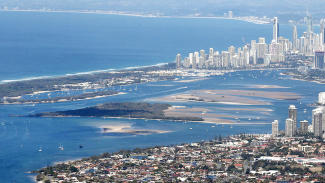 The Gold Coast is under threat from the sea and, potentially, deadly jellyfish. Picture: Richard Gosling