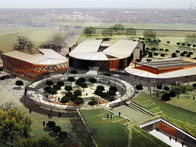 An artist’s impression of the new Hurlstone Agricultural High School to be built at WSU’s Hawkesbury campus.