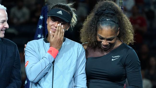 Osaka and Williams at the 2018 US Open final