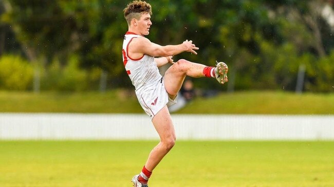 Errol Gulden is best mates with Braeden Campbell, with the pair at the Swans Academy since the under 11s. Pic: Sydney Swans.