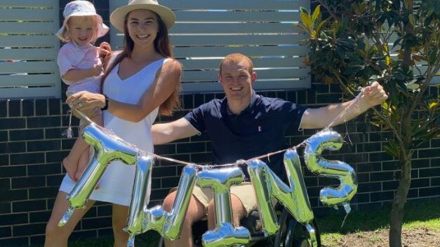 Alex McKinnon announced last year they were expecting twins.