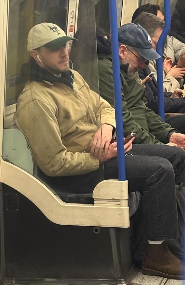 Mescal was seen commuting like a regular person on the London Tube on February 6. Picture: BACKGRID