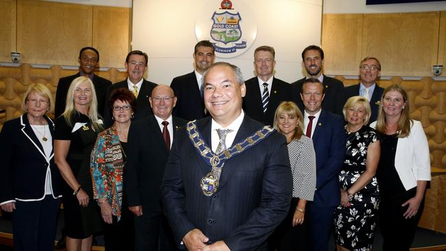 The 2016-2020 Gold Coast City Council. Photo: Jerad Williams