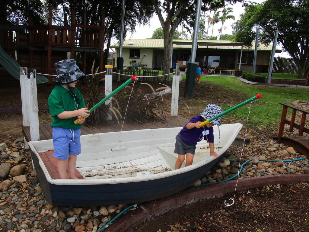 Pioneer Community Kindergarten's fishing boat.