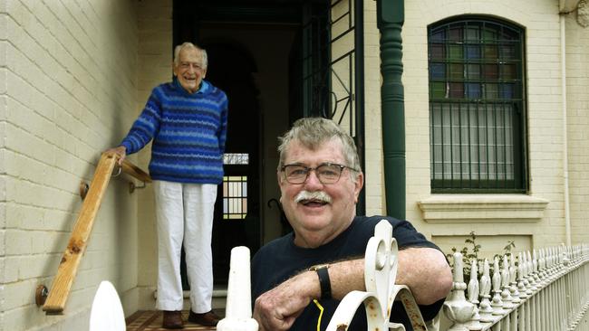 L to R: Peter Wagner and Stephen McAuley at their Paddington Home. Picture: John Appleyard