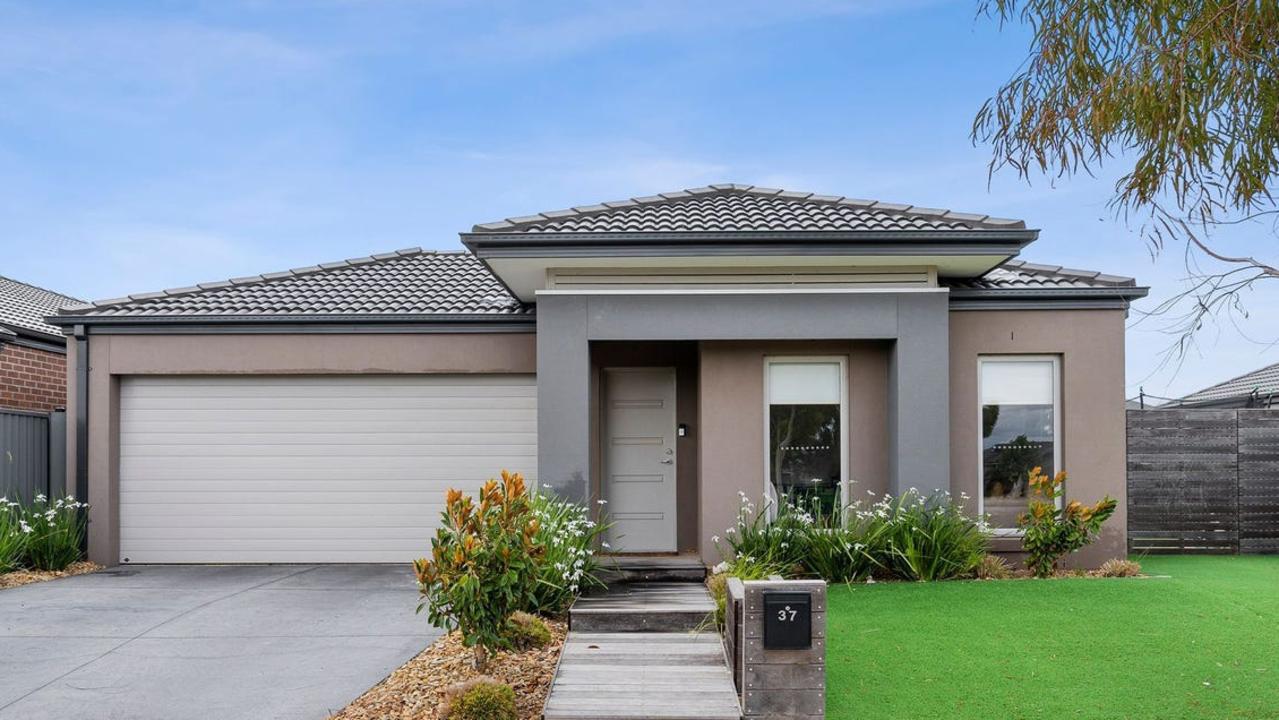 The four-bedroom house at 37 Majestic Way, Lara, is available to rent for $560 a week.