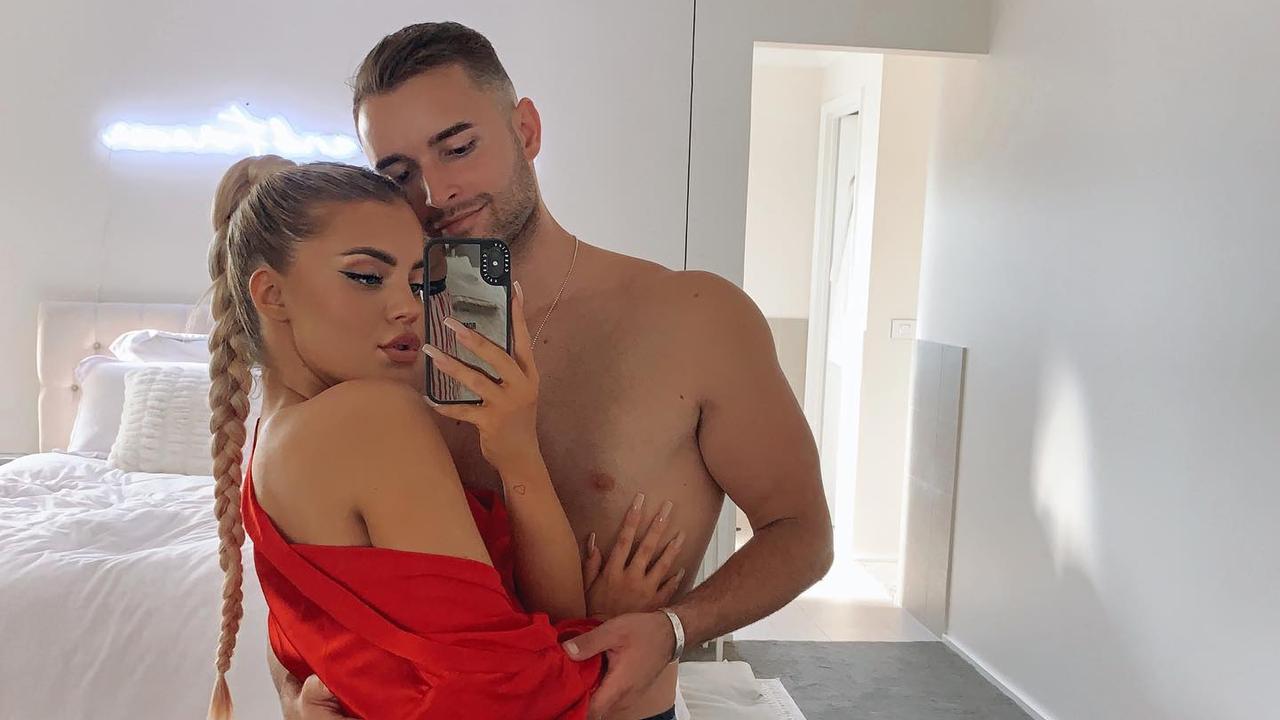 Andre Zachary Rebelo portrayed a lavish life on social media with his partner, Grace Piscopo, who is not accused of any wrongdoing. Picture: Instagram