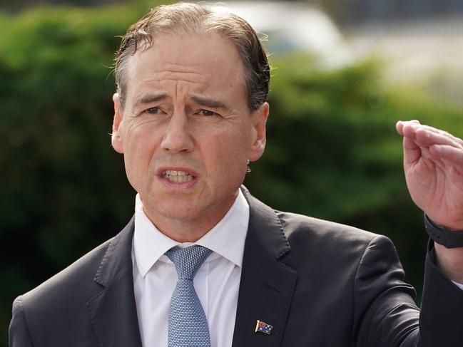 Australian Health Minister Greg Hunt says the federal government only has confidence in Australia’s coronavirus numbers. Picture: Scott Barbour