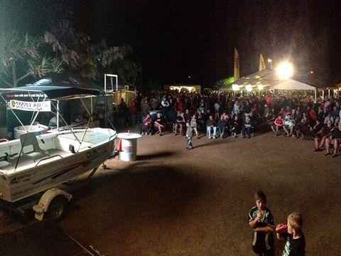 Friday night at the 2013 Yeppoon Coast Guard Tight Lines Fishing Classic