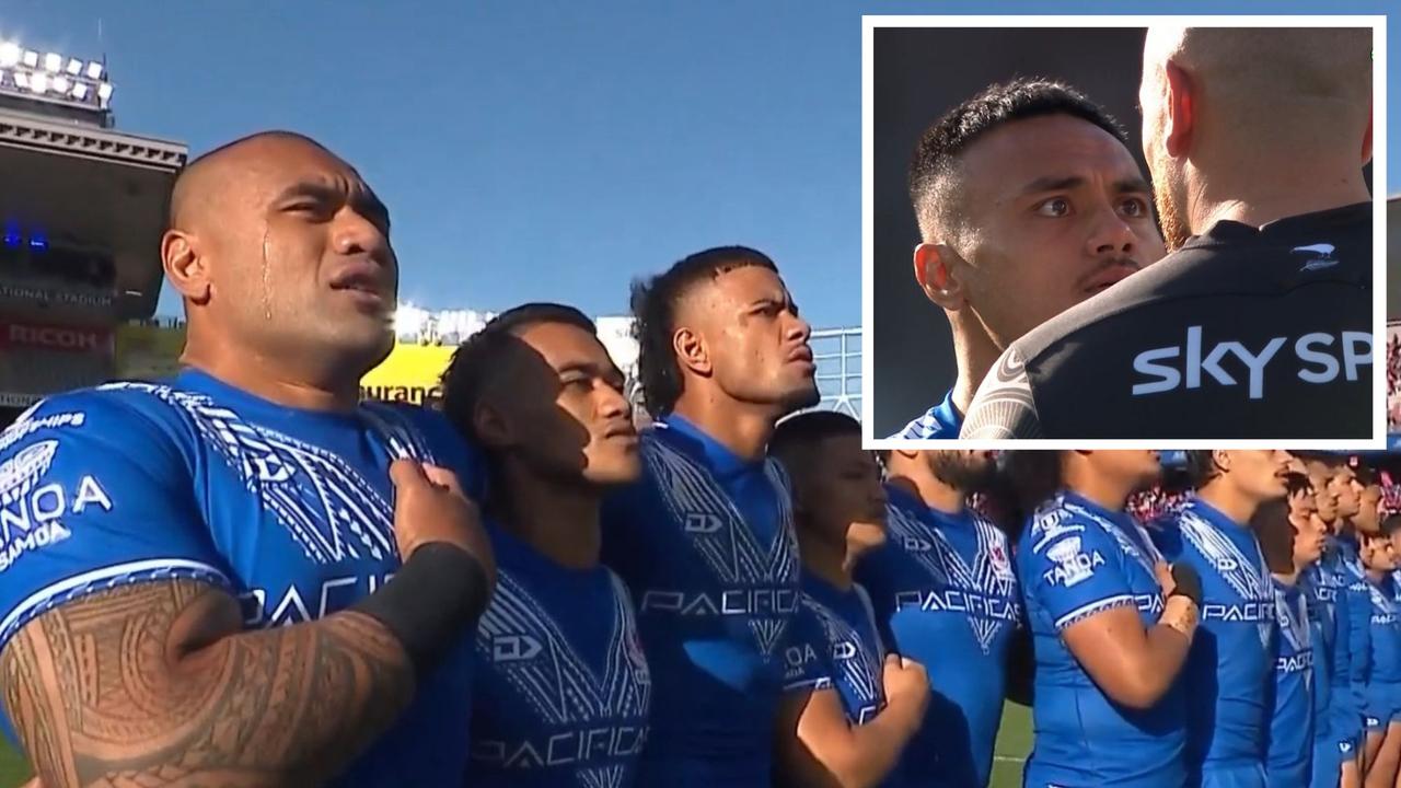 Incredible scenes before kick off. Photo: Fox Sports