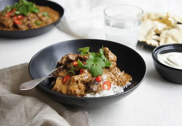 Slow-Cooked Indian Madras Beef Curry recipe