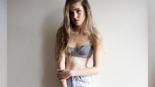 Olivia Rogers when she had an eating disorder. Picture: Instagram