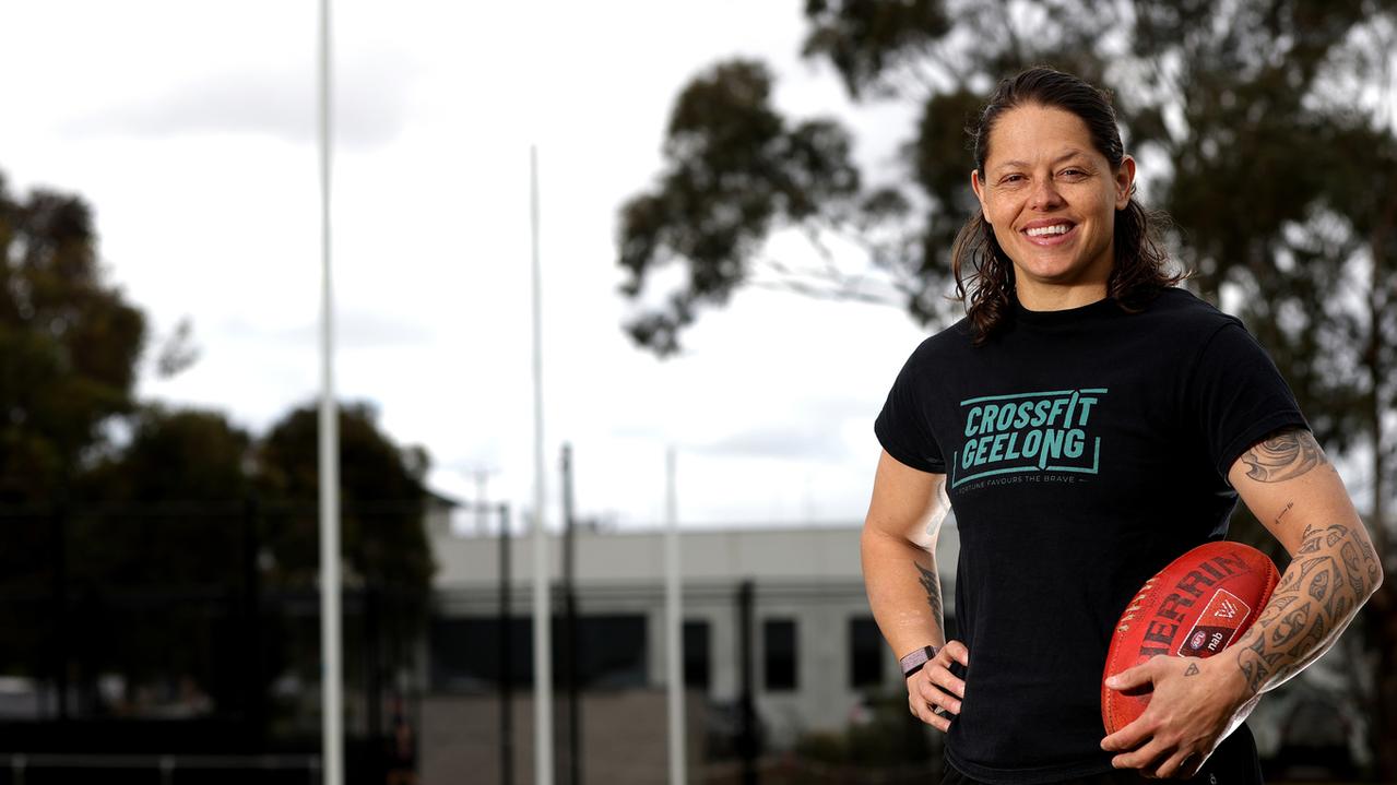 Richelle Cranston is a former AFLW player who lives with kidney disease. Red Socks Run