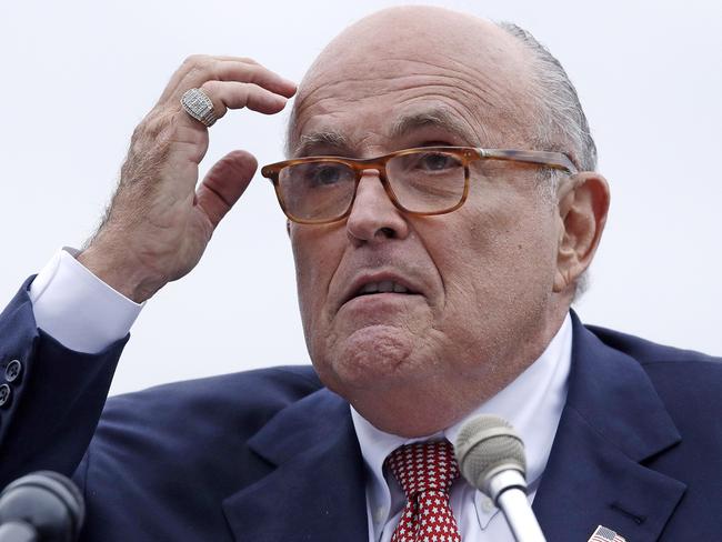 Rudy Giuliani, a lawyer for US President Donald Trump, said a plea without a co-operation agreement by Paul Manafort wouldn’t foreclose the possibility of a pardon. Picture: AP