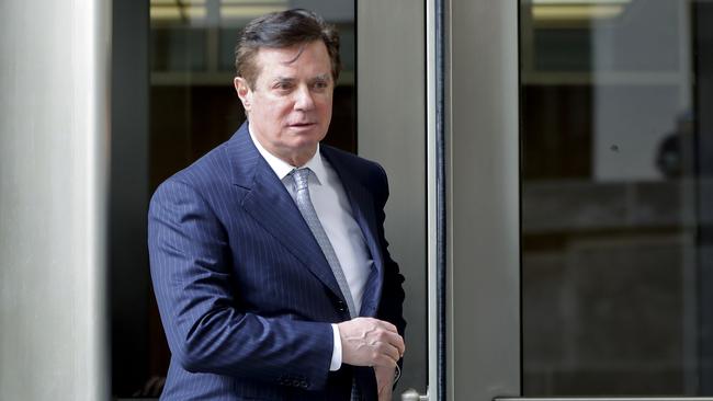 Paul Manafort, President Donald Trump's former campaign chairman, is facing new charges in Robert Mueller's Russia probe. Picture: AP/Pablo Martinez Monsivais