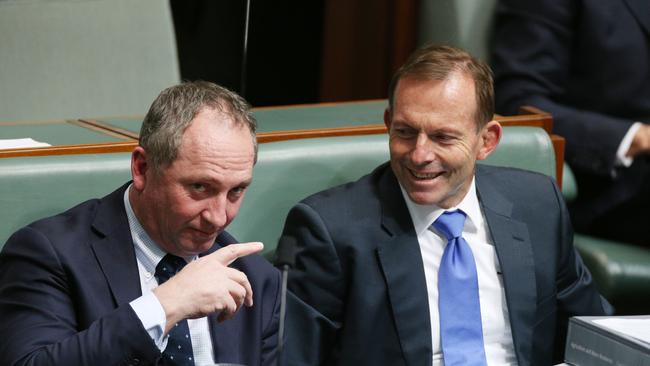 Barnaby Joyce will join former prime minister Tony Abbott,on the back bench.