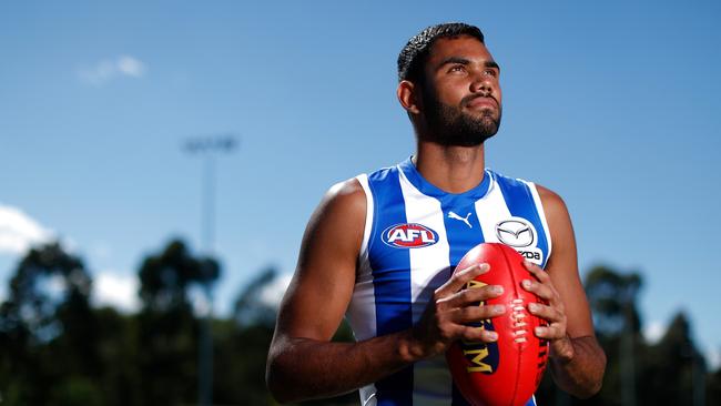 The Roos backflipped on their decision to stand down Tarryn Thomas. Picture: Michael Willson/AFL Photos