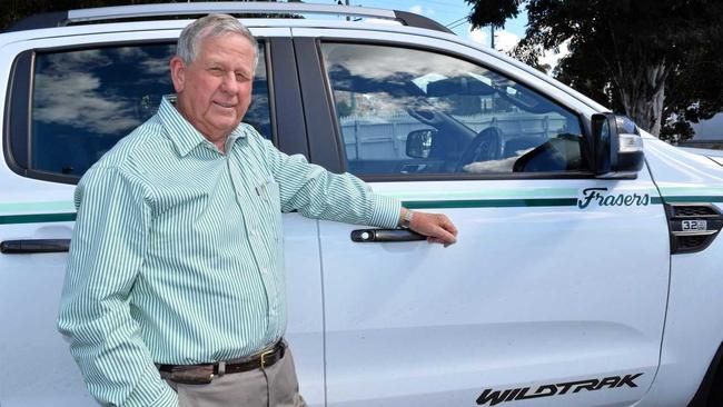 Ross Fraser was awarded the National Trucking Industry Association's award for outstanding contribution to the trucking industry on Friday. Picture: Jonno Colfs