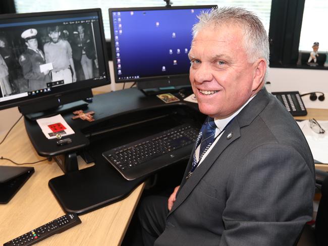 Drug and Serious Crime Group Detective Superintendent Jon Wacker. He called for a re-evaluation of our national illicit drug strategy. Picture: Annette Dew