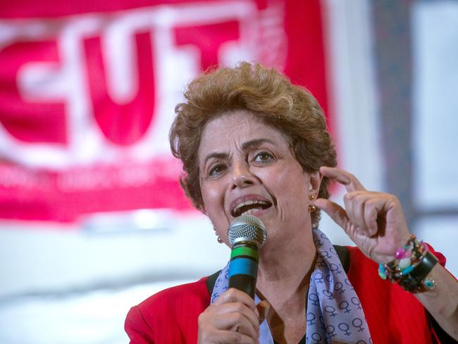 Brazil has suspended its President Dilma Rousseff