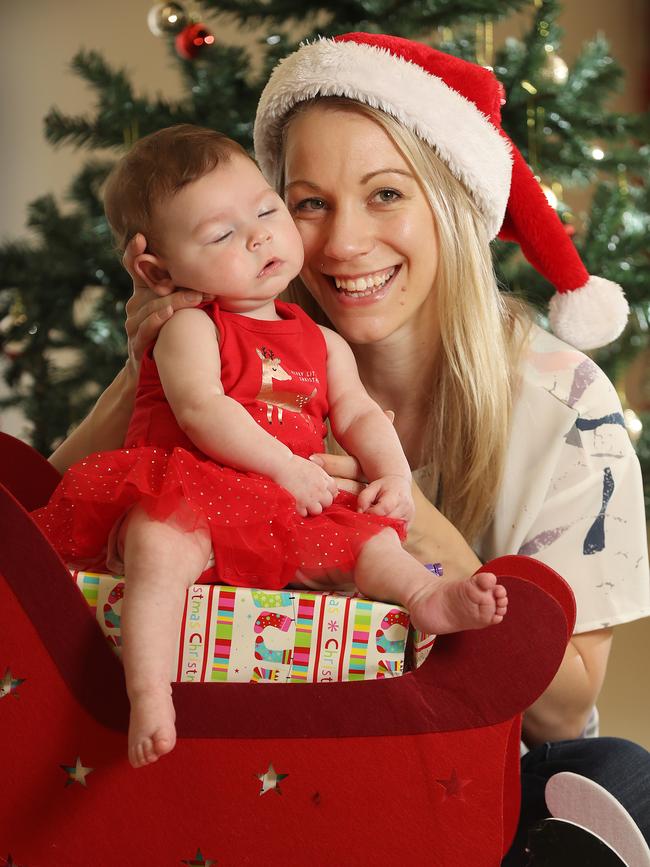 Dee Windross with daughter Amiyah. Picture: Alex Coppel