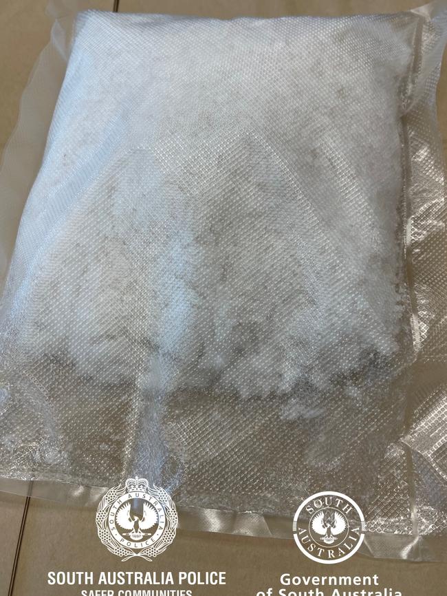 Drugs seized by police during the bust in the southern suburbs. Picture: SA Police