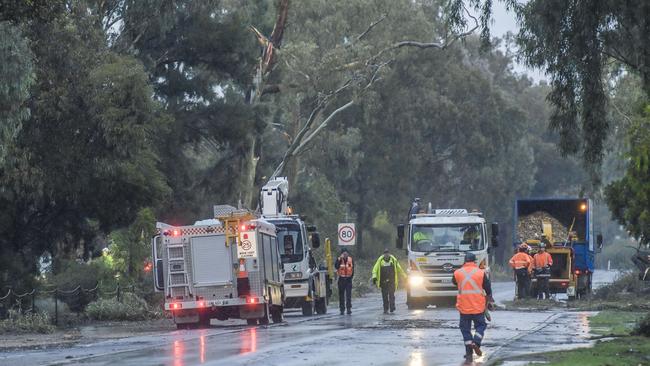 Main North Rd between Kings and Frost roads. Picture: Roy VanDerVegt