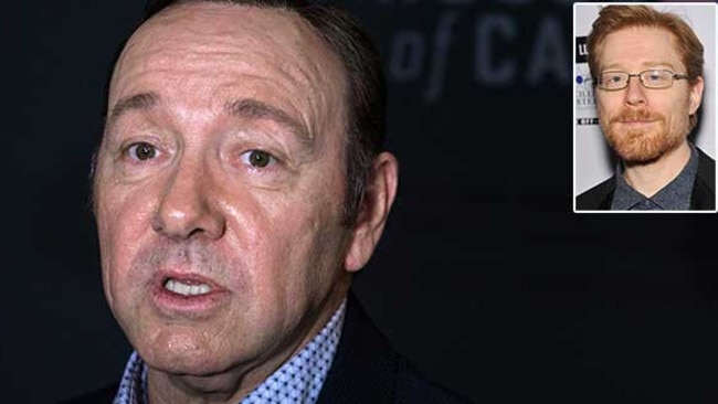 Kevin Spacey’s world is collapsing like a <i>House of Cards </i>after his apology to former child actor Anthony Rapp, inset, who claims the Oscar-winner tried to seduce him at a party when he was 14.