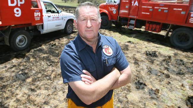 Volunteer Fire Fighters Association president Mick Holton.