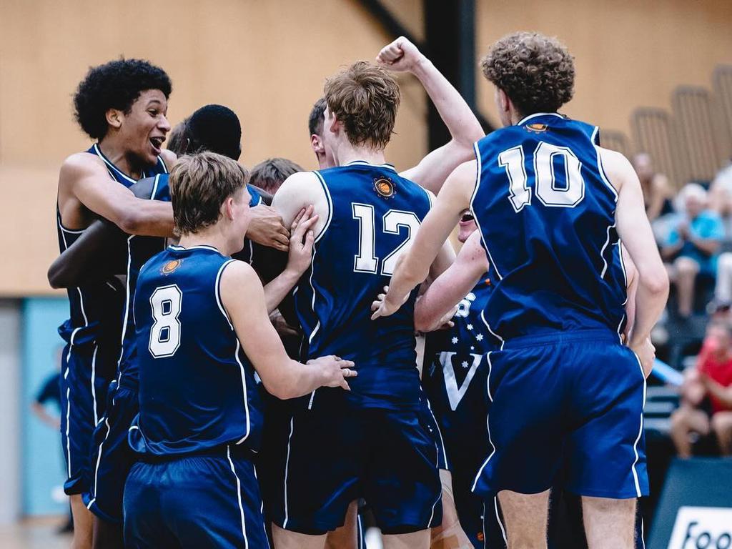 Under-18 boys champions Victoria.