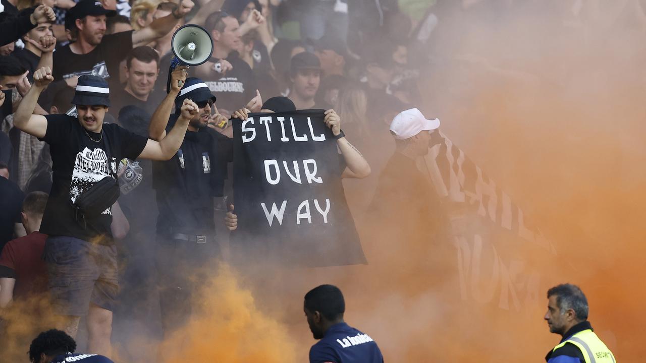 Brisbane Roar AVOID chaos of Melbourne derby as supporters stage HUGE  protest against A-League