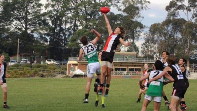 Aiden Begg during his junior years with North Ringwood. Picture: Supplied