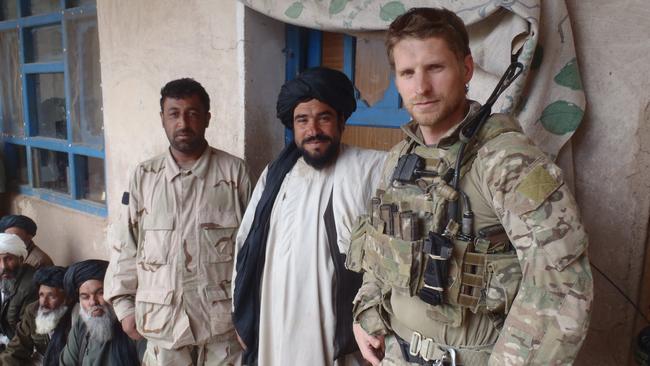 Andrew Hastie, the Liberal MP for the West Australian federal seat of Canning, on assignment as a SAS captain in Afghanistan in 2013.