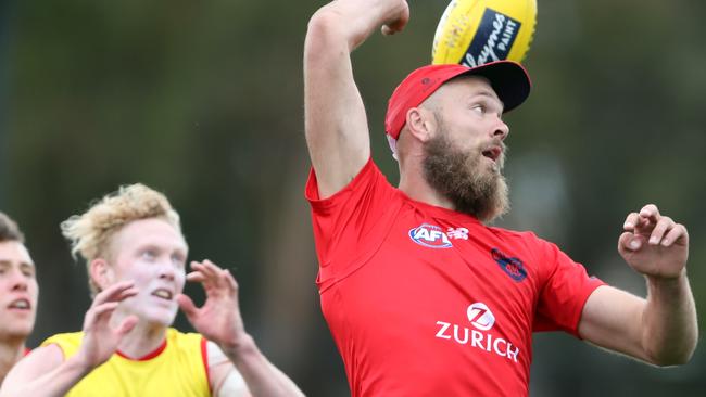 Who goes big on Thursday night? Clayton Oliver or Max Gawn? Picture: David Crosling