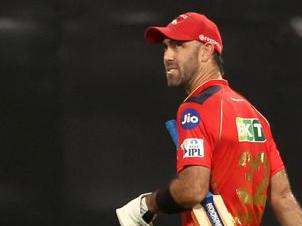 MOHALI, INDIA - APRIL 15: Glenn Maxwell of Punjab Kings makes their way off after being dismissed during the 2025 IPL match between Punjab Kings and Kolkata Knight Riders at Maharaja Yadavindra Singh International Cricket Stadium in Mullanpur, Mohali on April 15, 2025, in India. (Photo by Pankaj Nangia/Getty Images)