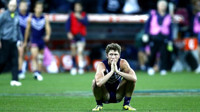 Round 20: Geelong v Fremantle AFLR2014 Picture: Wayne Ludbey Zac Dawson