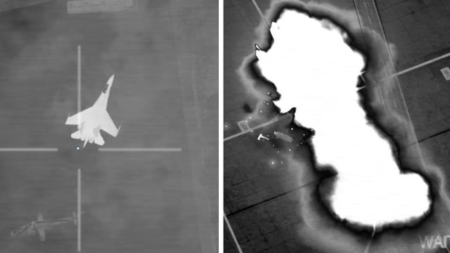 Images of a supposed Pakistani strike, which were actually taken from a video game.