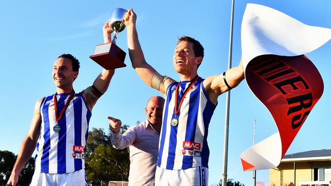 2019 Riverland Football Club Grand Final winners Renmark Rovers, who prevailed over Waikerie. Picture: Grant Schwartzkopff