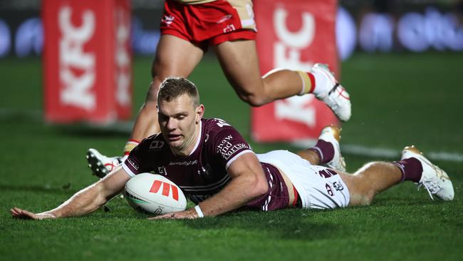 Tom Trbojevic had a blinder against the Dolphins. Picture: Getty