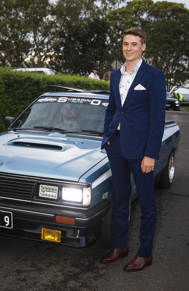 Graduate Harry Baker at Toowoomba Christian College formal at Picnic Point, Friday, November 29, 2024. Picture: Kevin Farmer