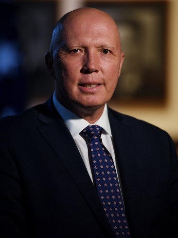 He described Mr Dutton as a "terrific bloke" who can get Liberal back into power if he has the support from his party. Picture: NCA NewsWire / Tracey Nearmy