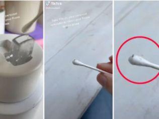 Your reminder to clean inside of your water bottles properly. Images: TikTok